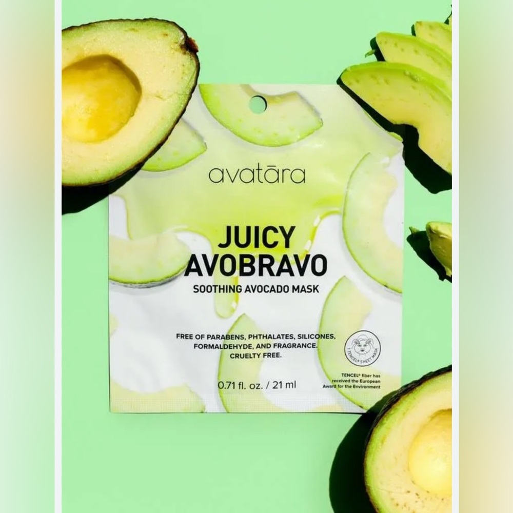 Avocado Soothing Face Mask 5 pack - Picture 2 of 7